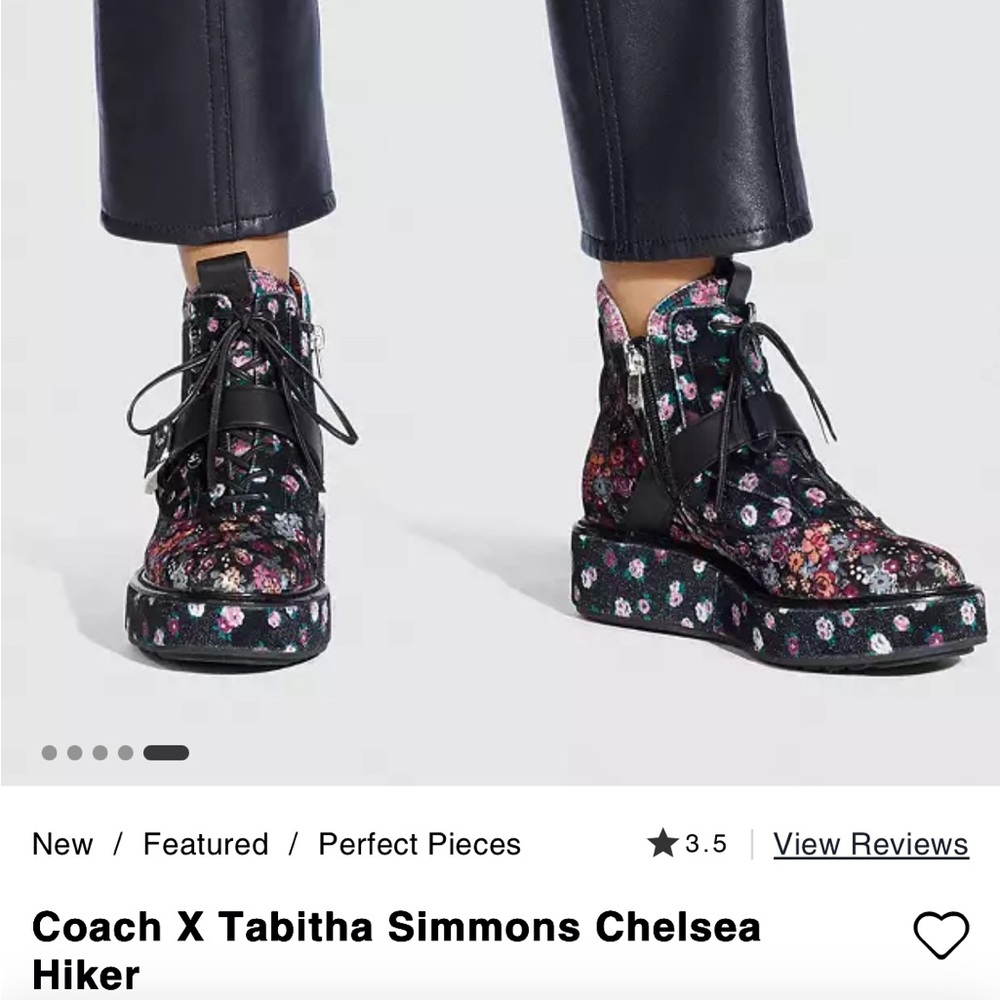 Coach: Limited Edition Coach x Tabitha Simmons hiker ankle boot